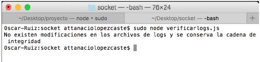 Verificación exitosa. 