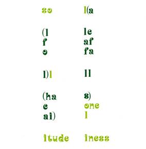 “so l(a (cummings) (1984)” (A. de Campos, 1996, p. 47) 22.