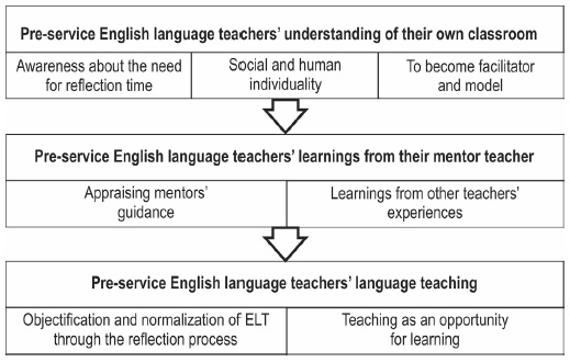 Figure 1. Results From the Analysis of Pre-Service Teachers’ Reflections