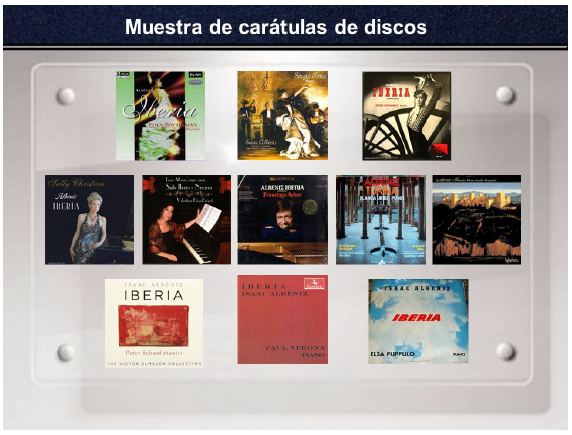 Portadas de las versiones americanas de Iberia