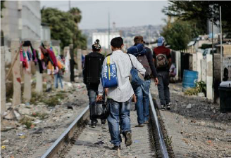 Migrantes en tránsito por Guadalajara