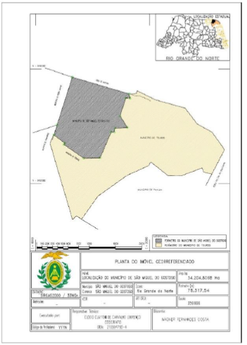 Location of S&atilde;o Miguel do Gostoso and Touros (RN) municipalities.
