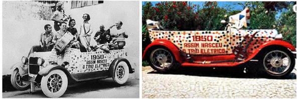 Fubica, the first Trio Elétrico of Bahia created in 1950