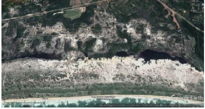 Imagens de satélite de áreas não ocupadas em Açu da Torre, Mata de São João/BA – 2019