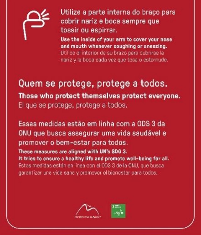 Placa informativa Bondinho