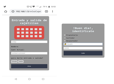Interfaz gr&aacute;fica de usuario.