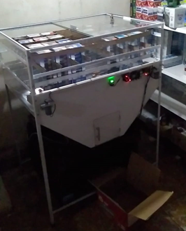 Dispensador operativo. 