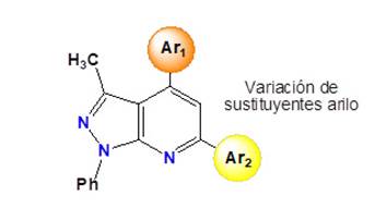 Estructura de pirazolo[3,4-b]pirid&iacute;nicos PPd 5