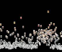 Figure 5. Visualisation numérique d’images. Diagramme
d’images. Détail de la figure 4.