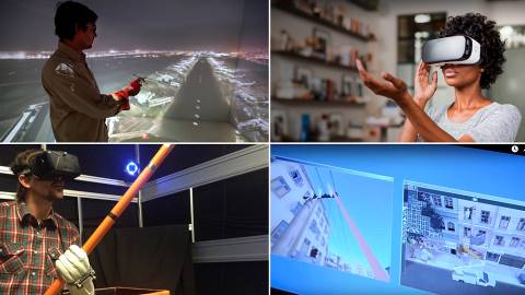 Técnicas de imersão estimulam o usuário a se
sentir no contexto virtual