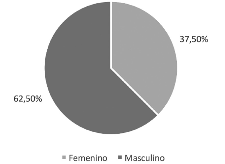 Composici&oacute;n
de la muestra por sexo