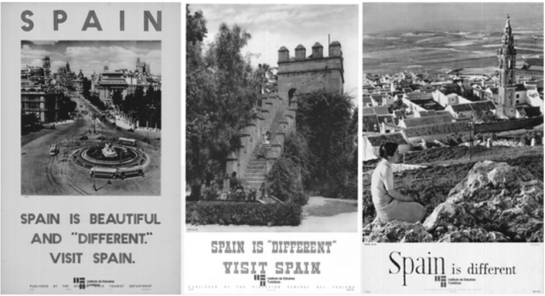 Figura 2. Ejemplos de la
campaña «Spain is different»