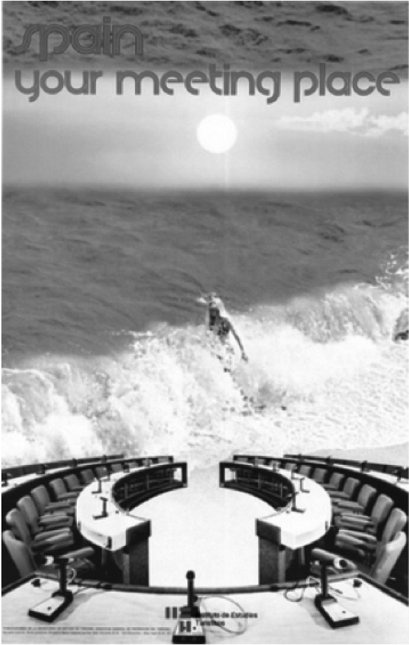 Figura 3. Ejemplo del
aprovechamiento del producto de sol y playa en la promoción de destino de
negocios