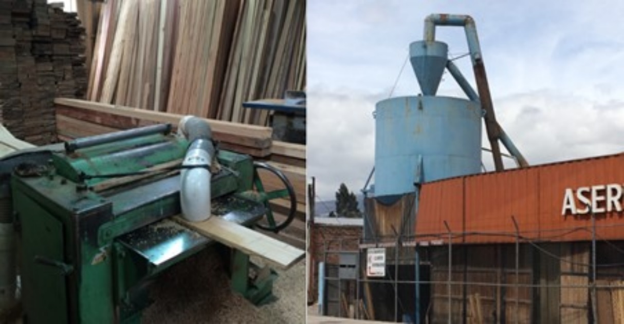 Recipiente vertical tipo tanque de 9 m3 para la
  recolecci&oacute;n centralizada de aserr&iacute;n mediante aspiraci&oacute;n [1]