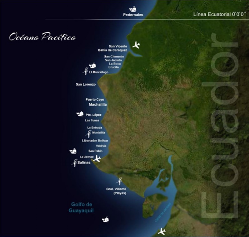 Zona costera del Ecuador. [3]