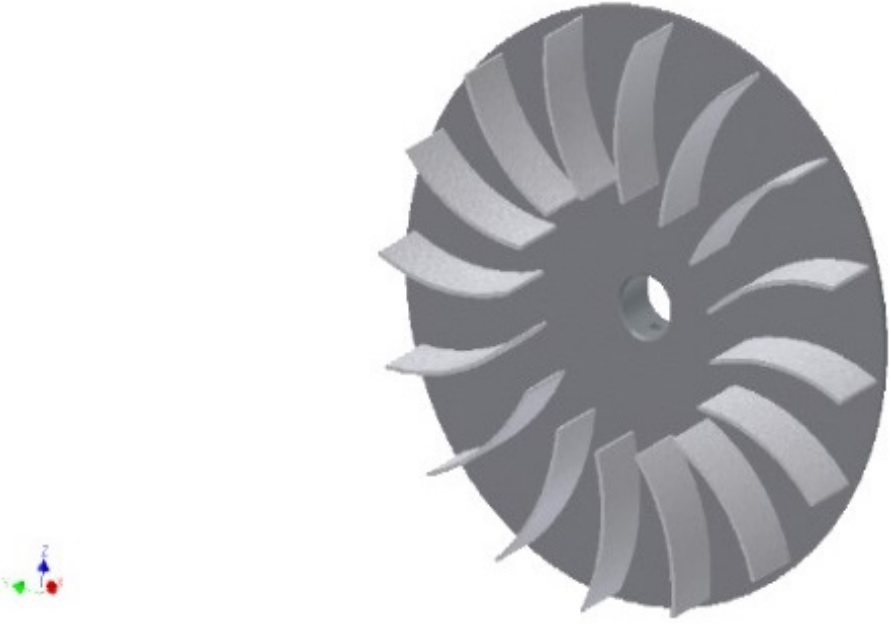 Álabes del ventilador.