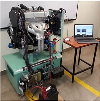 Figura
  1.
  Instrumentaci&oacute;n del motor.