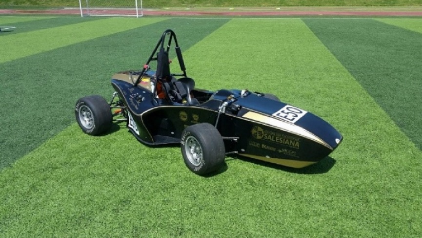 Monoplaza de
competencia el&eacute;ctrico Formula Student.