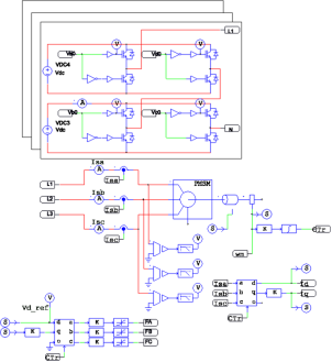 Diagrama eléctrico en Psim.