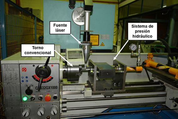 Equipo de soldadura por fricci�n con asistencia l�ser (LAFW)