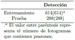 Contenido de la base de datos INRIA