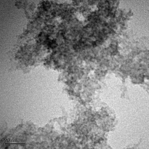 Micrografa de las nanopartculas sintetizadas.