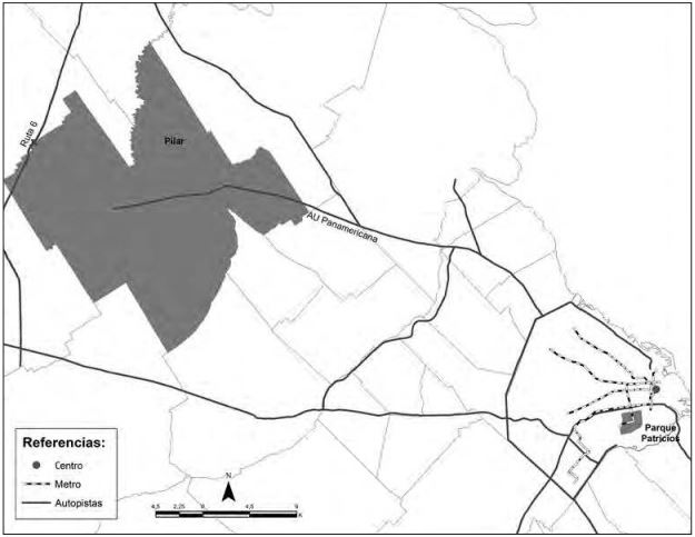 Ubicaci&oacute;n general: casos Parque Patricios y Pilar