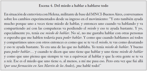 Del miedo a hablar a hablarse todo