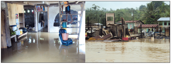 Afectaciones a bienes materiales y viviendas