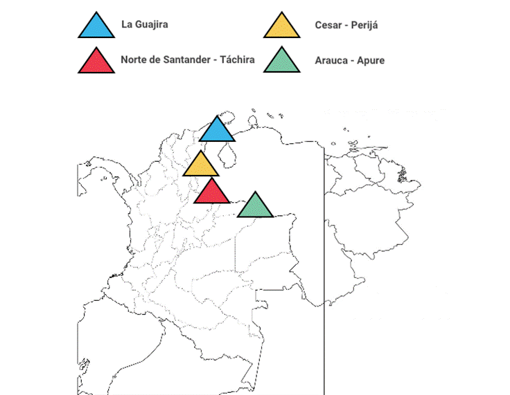Regiones fronterizas: Colombia-Venezuela 