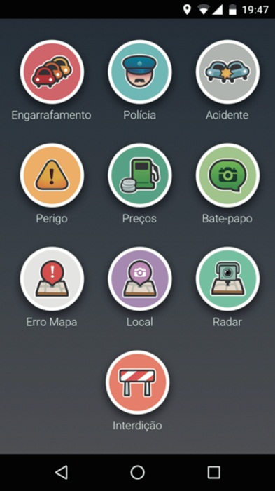 Possibilidades de inser&ccedil;&atilde;o de informa&ccedil;&otilde;es no aplicativo Waze