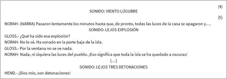 Funciones de los efectos sonoros