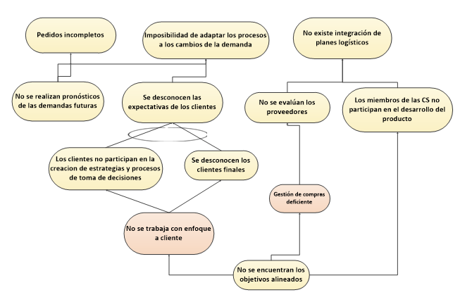�rbol de la realidad actual del programa PLPVMC