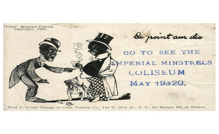“Crest” Minstrel Postals - Copyright, 1906