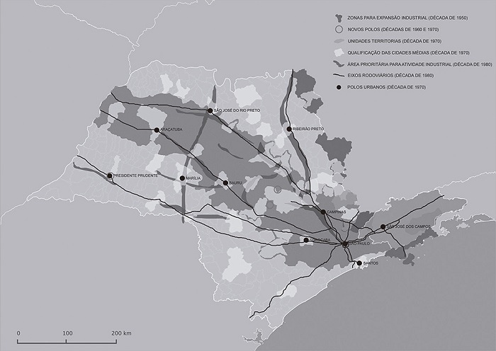 Espa&ccedil;o de perman&ecirc;ncia das a&ccedil;&otilde;es planejadoras ao longo do s&eacute;culo XX no Estado de S&atilde;o Paulo