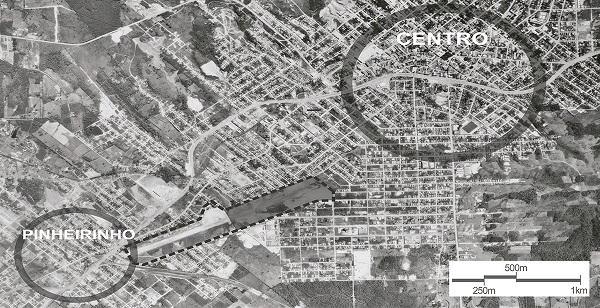 Do aeroporto ao Parque Centen&aacute;rio, em 1978