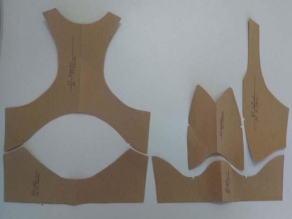 Moldes do top esportivo