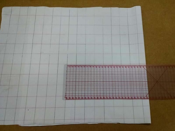 Tecido preparado para a modelagem.