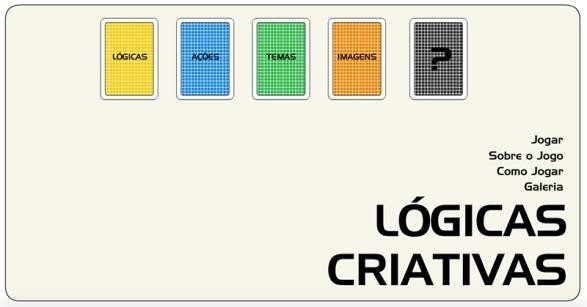 jogo de lógicas criativas.