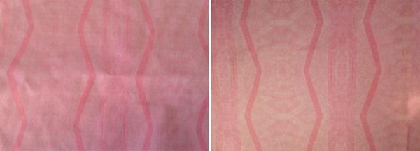 estampa zigzag e simulação