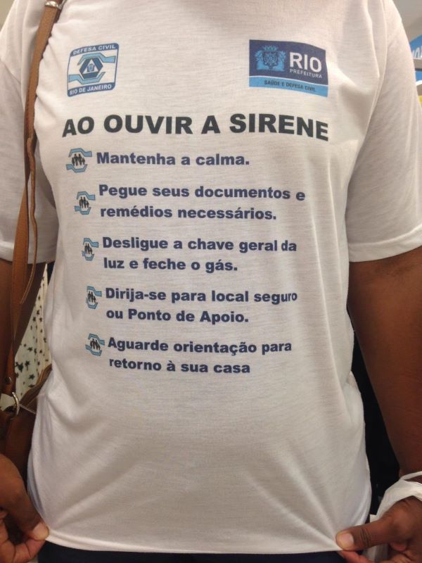 Camiseta Alerta Rio