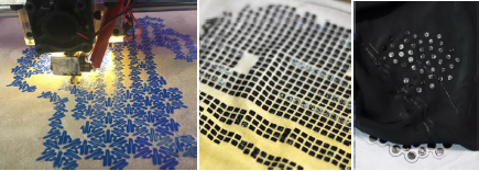 Testes de impress&atilde;o 3D sobre tecido