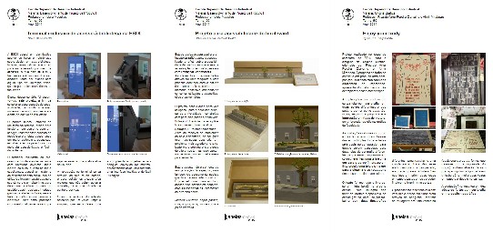 Figura 8: cartazes apresentados no evento ESDI: Janelas Abertas