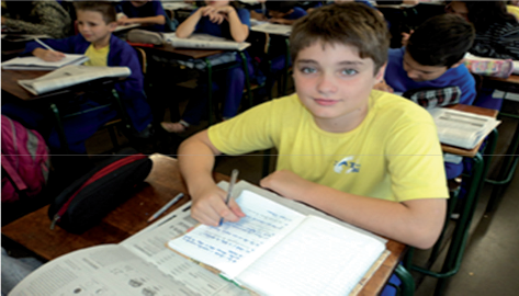 Figura 6 &ndash; Elabora&ccedil;&atilde;o de material escrito sobre a reportagem lida no jornal.