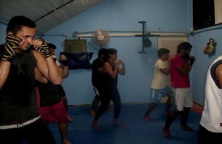 Figura 3 - Treino de muay thai (2016)