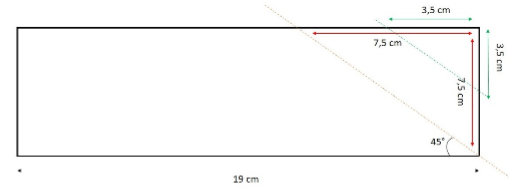 Figura 1. Esquema de corte da tubulação para o filtro