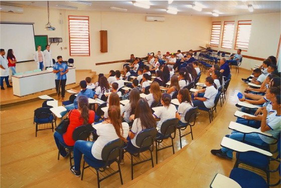 Figura 2 - Palestra de esclarecimento.