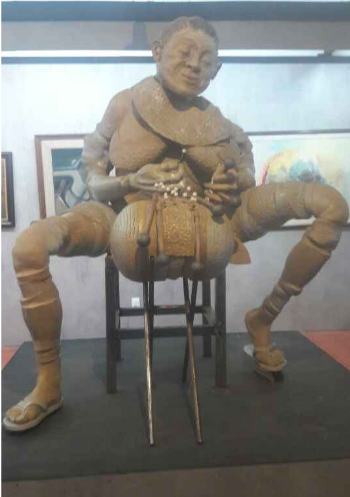 Figura 6 - “A Rendeira”, obra de Fátima Campos