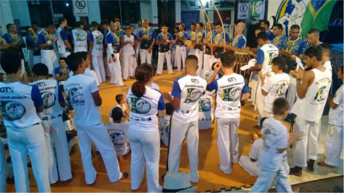 Figura 1 – Participação do Grupo Centro Cultural Aruandê Capoeira no VI KALUNGA