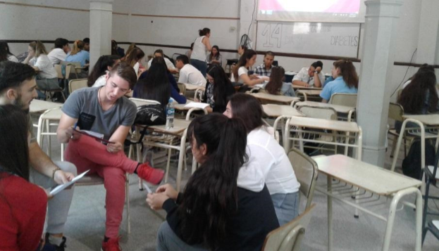 Figura 4 - Trabajo en equipo: análisis, discusión y enriquecimiento de las categorías generadas a lo largo del proceso.